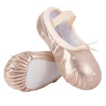 Girls Glitter Ballet Dance Shoes