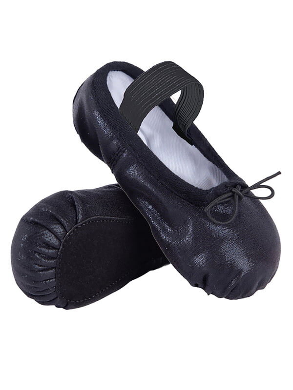 Girls Glitter Ballet Dance Shoes